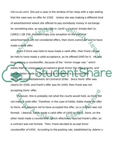 Detailed Analysis of Common Law Cases