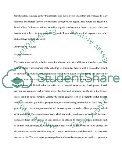 Air Pollution Effects