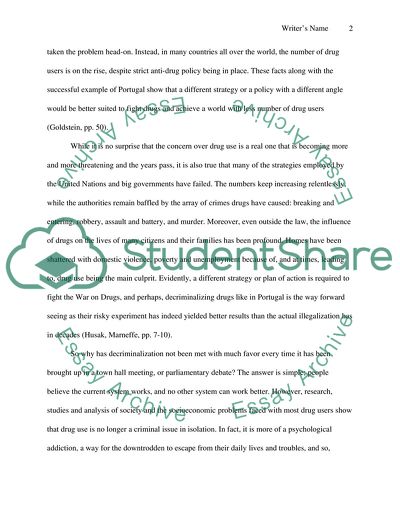 The Legalization Of All Drugs In America