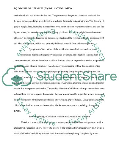 EQ Industrial Services (EQIS) Plant Explosion