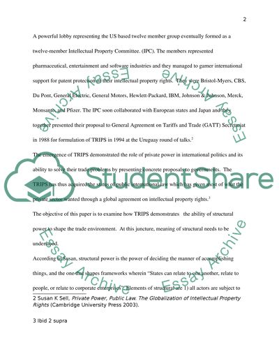 The Global Intellectual Property Regulation