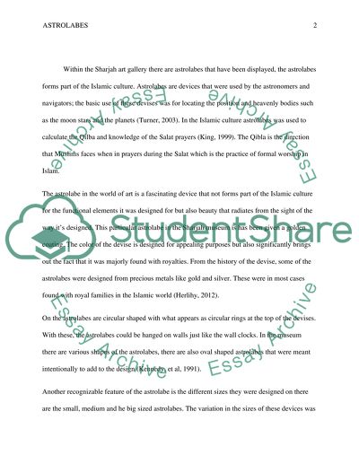 ANALYZING AND REFLECTING ON AN ART OBJECT