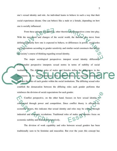 The Theoretical and Historical Construction of Sexual Identity