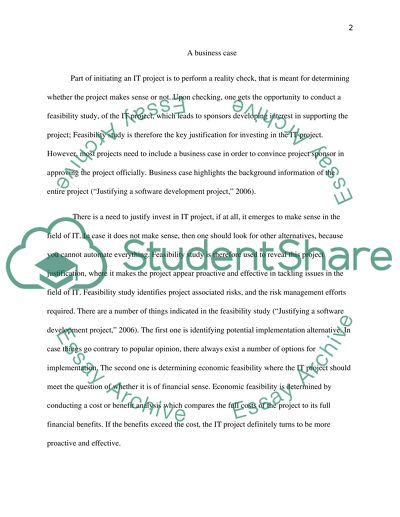 Investing in an IT Project