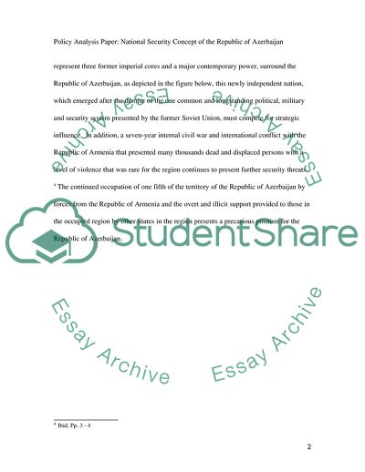 National Security Concept of the Republic of Azerbaijan