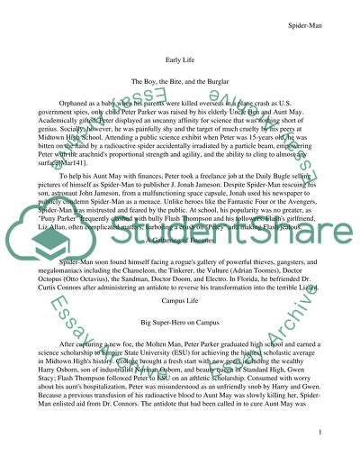 Spider-Man Movies: Big Super-Hero Character