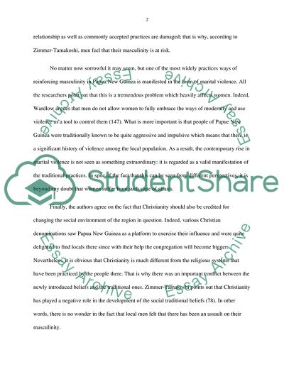 Troubled masculinity