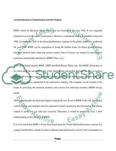 Launch of a New BMW in the UK