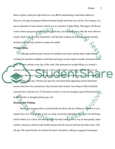 Emphasis on Fitness for Men and Women