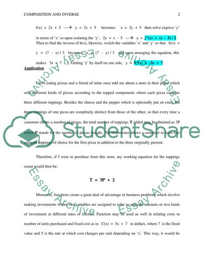 Composition and Inverse