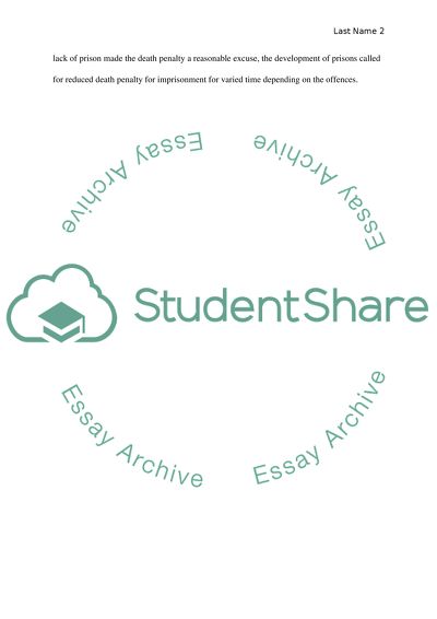 The Issue of the Death Penalty