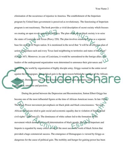 Imperium in Imperio by Sutton Griggs