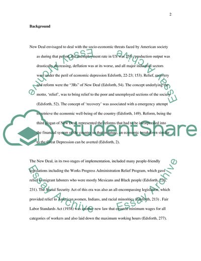 The New Deal 1932-1940