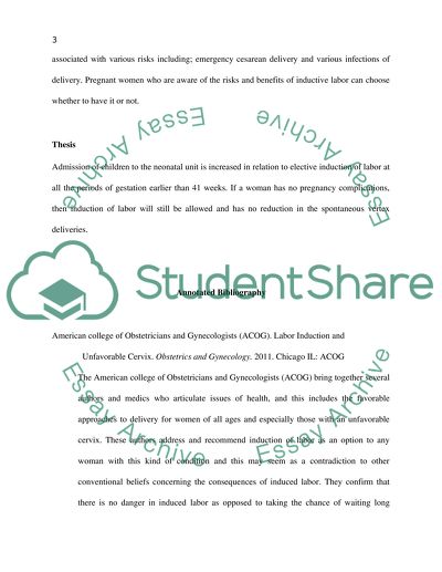 Choices for Inductive Labor in Nulliparous Women in Health Care Reforms