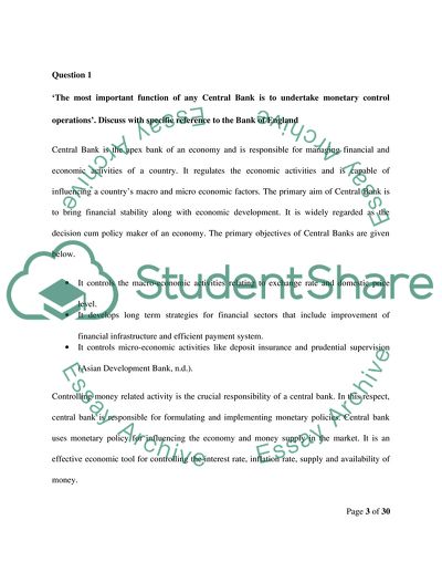 Monetary Control Operations: the Bank of England