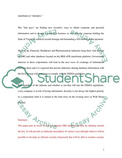 Thinking Outside the Box When Monitoring DB2 Security