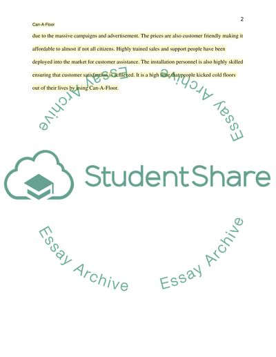 Can-A-Floor Product Launch