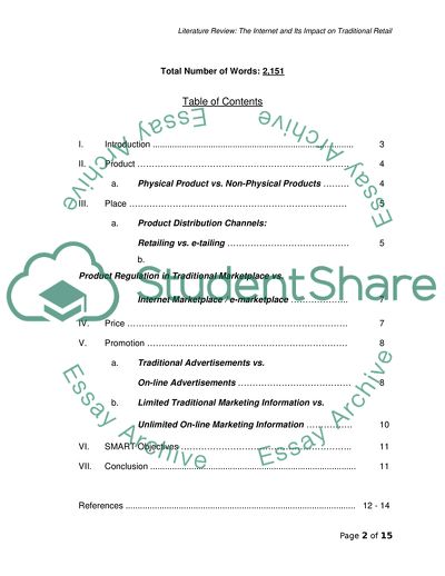 Internet and Its Impact on Traditional Retail