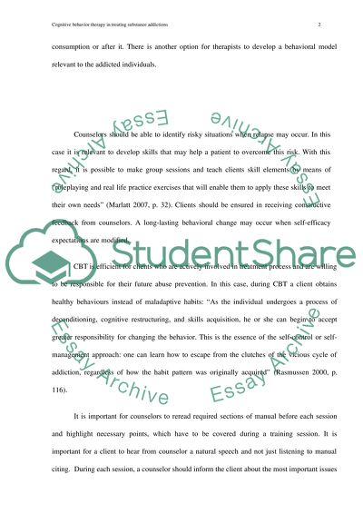 Cognitive Behavioural Therapy