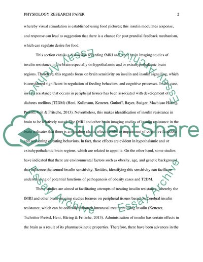 Interaction of Brain and Insulin