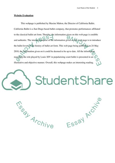 Find a good website containing information about Louis XIV, the Sun King as a Dancer. (Middle Ages and Renaissance)