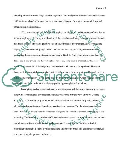 The Lengthening of an Individuals Lifespan