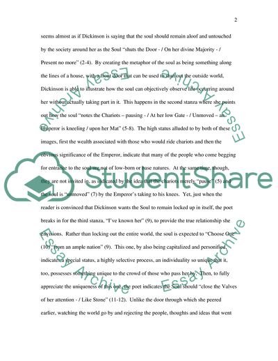 Analysis of the Poems by Emily Dickinson and Walt Whitman
