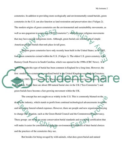 Microbiology: Green Burials