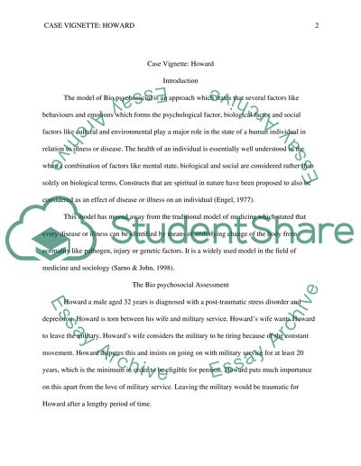 Biopsychosocial Assessment of Howard