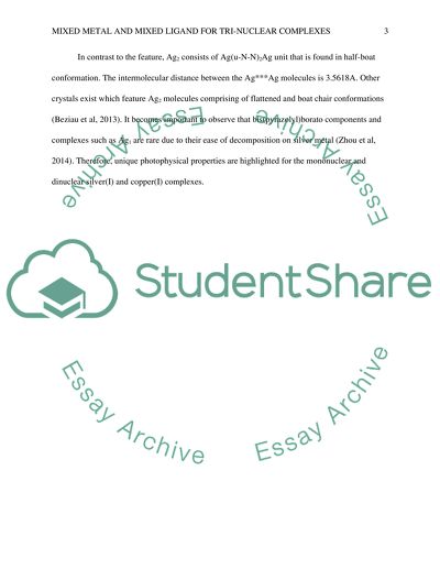 Mixed metal and mixed ligand for tri-nuclear complexes