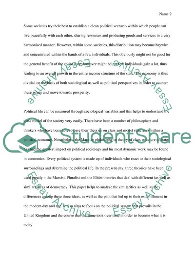 Overview of Political Theories