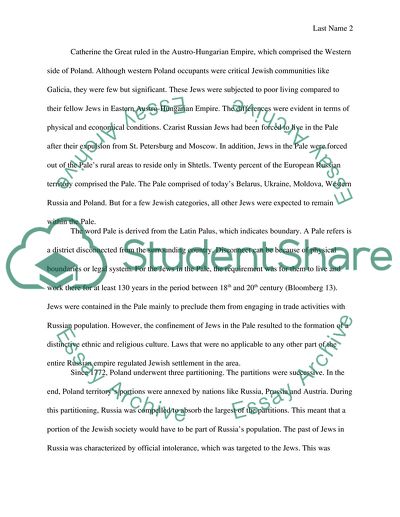 Life in the Pale of Settlement