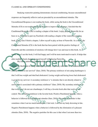 Classical and Operant Conditioning