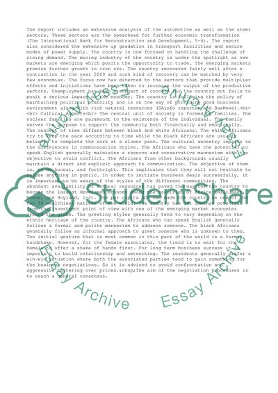 Investing in South Africa