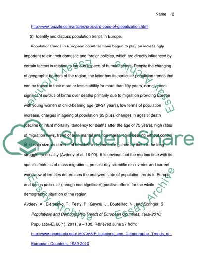 The Impact of Globalization to Our World