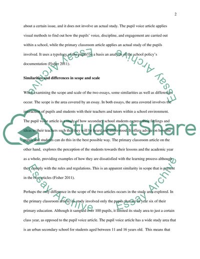 Problematising Pupil Voice Using Visual Methods