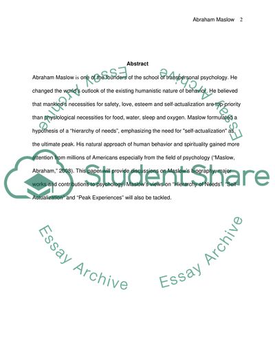 Abraham Maslow: One of the Most Important Psychologists of Modern Times