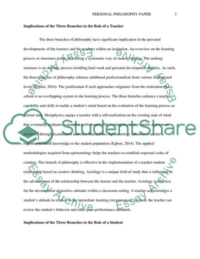 Three Branches in the Role of a Teacher