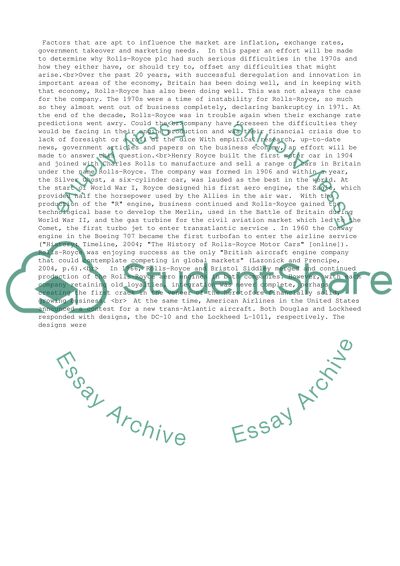 Rolls-Royce and the Stock Market