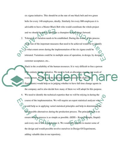 Quality, Reliability, and Maintenance of Six Sigma Metrics