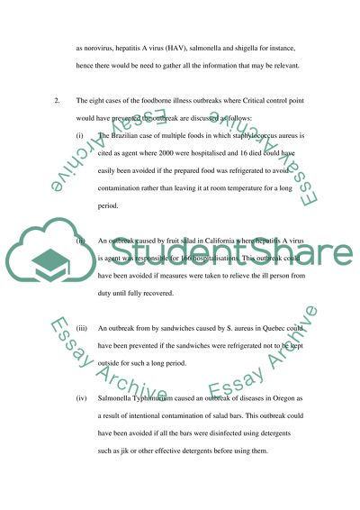 The Main Difficulty in Determining a Foodborne Illness Outbreak