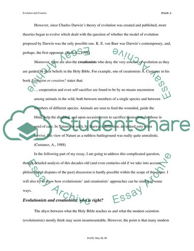 Creation of man- from a biblical standpoint