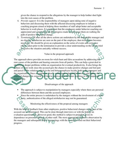 Proper Performance Management