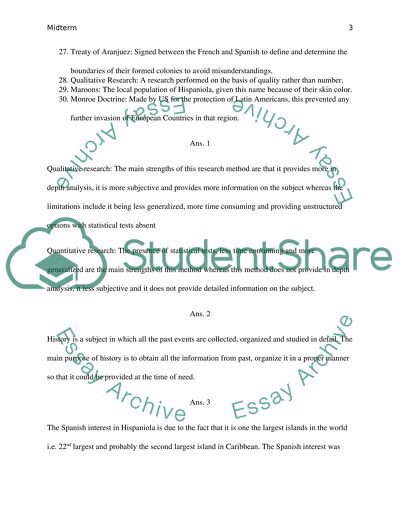 The Spanish History and Interest in Hispaniola