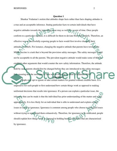 Responses to this week questions (2)