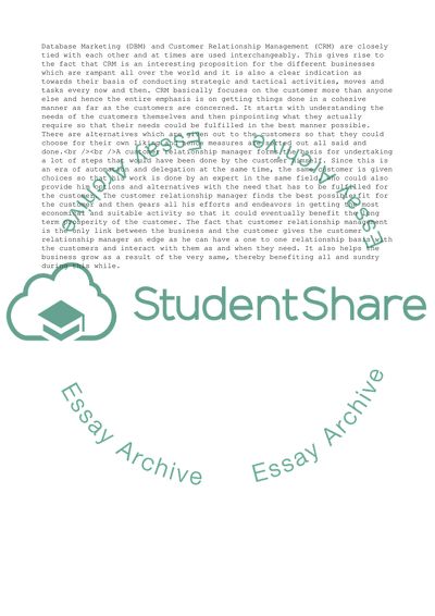 The Role of a Customer Relationship Manager