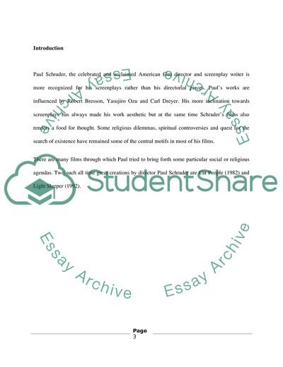 Paul Schraders Cat People and Light Sleeper: Films Driven by Issues