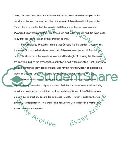 What does the passage in Proverbs 8:22 mean and how does it compare to Christianity