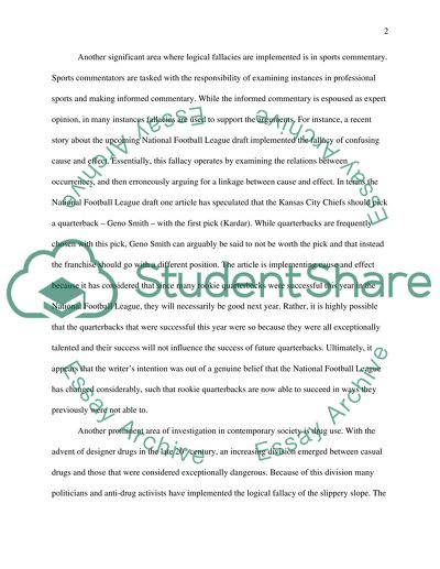 Five Favorite Fallacies