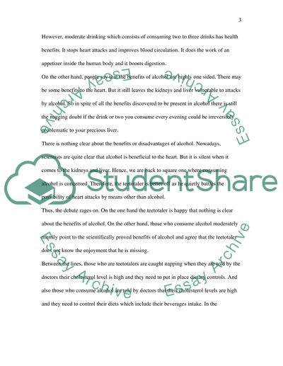 Why Should We Drink Alcohol